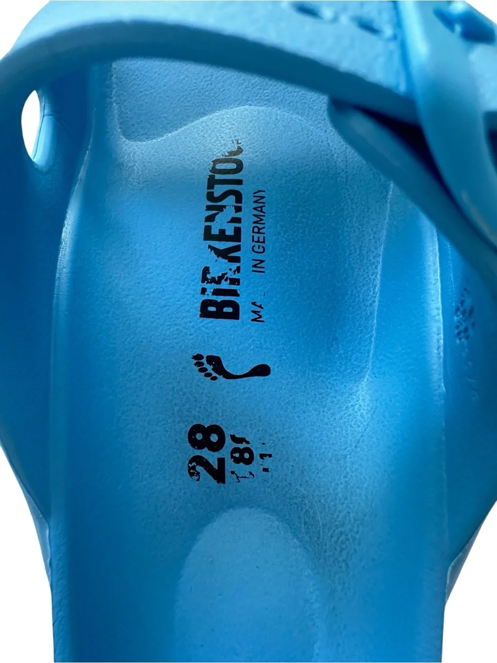 Birkenstock Arizona Waterproof Slide Kids Sandals Blue EU 28 US 10-10.5